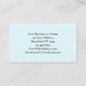 ヨハネ 14:27 イエスの言葉、 "あなた方に平和を残します。" 名刺 (裏面)