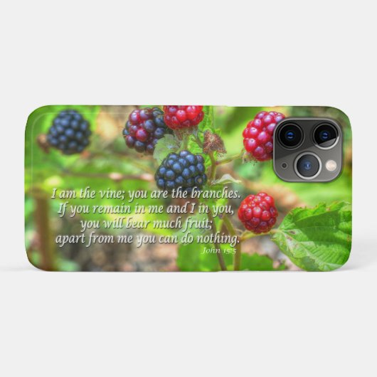 ヨハネ 15:5 Case-Mate iPhoneケース (裏面(横))