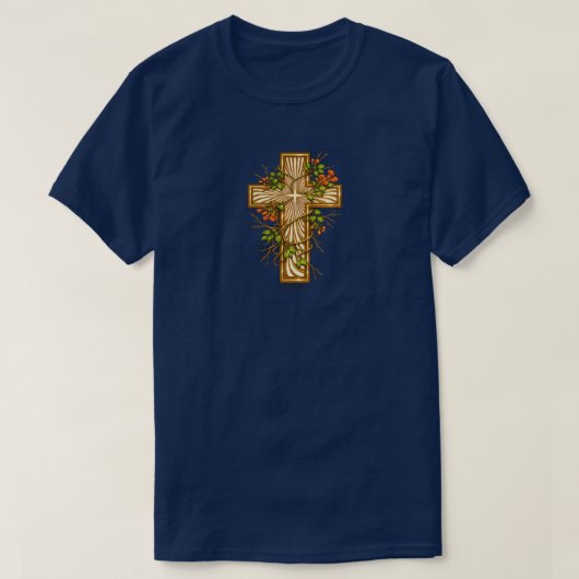 "ヨハネ 15:5" Tシャツ (デザイン正面)