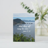 ヨハネ 17:21 「彼らがみな一つとなるように。」 ポストカード (スタンド正面)