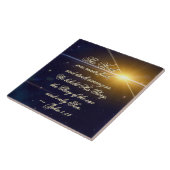 ヨハネ 1:14 私たちはその栄光を見た、聖書の詩 タイル (側面)