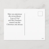 ヨハネ 1:14 言葉は肉となった、聖書の詩 シーズンポストカード (裏面)