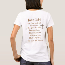 ヨハネ 3:16 Tシャツ