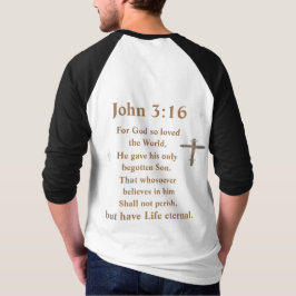ヨハネ 3:16 Tシャツ