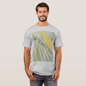 ヨハネ 8:12 世界の光 聖書の言葉 陽光輝く Tシャツ (正面フル)