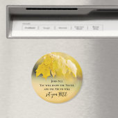 ヨハネ 8:32 真実があなたを自由にしてくれる 聖書の名言 マグネット (インサイチュ (食洗機))