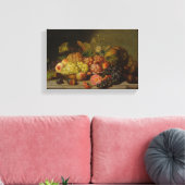 ヨハンジョルジョルセイツヴィンテージフルーツ キャンバスプリント (インサイチュ (リビング))