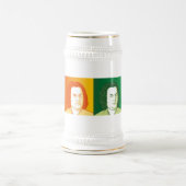 ヨハンセバスチャンバッハポートレート ビールジョッキ (中央)