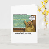 ヨハン_ウッドチャック カード (黄色い花)