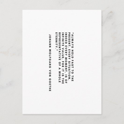 ヨハン・ウルフガング・フォン・ゲーテ・ポストカード ポストカード (正面)