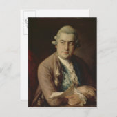 ヨハン・クリスティアン・バッハ1776年 ポストカード (正面/裏面)