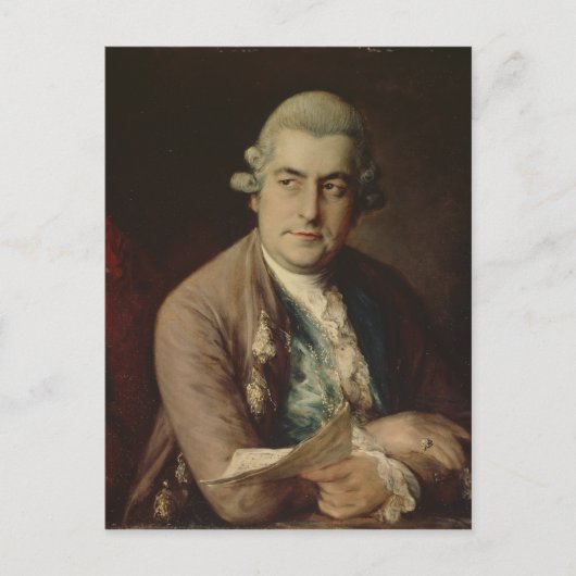 ヨハン・クリスティアン・バッハ1776年 ポストカード (正面)
