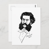 ヨハン・ストラウスJr. ポストカード (正面/裏面)