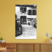 ヨハン・セバスチャン・バッハの家の入口 キャンバスプリント (インサイチュ (リビング))