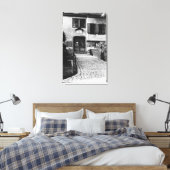 ヨハン・セバスチャン・バッハの家の入口 キャンバスプリント (インサイチュ (寝室))