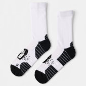 ヨハン・セバスチャン・バッハポートレートとバストとノート ソックス (左)