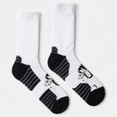 ヨハン・セバスチャン・バッハポートレートとバストとノート ソックス (右)