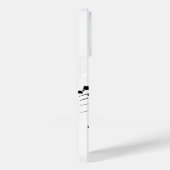 ヨハン・セバスチャン・バッハポートレートとバストとノート Case-Mate iPhoneケース (裏面 / 右)