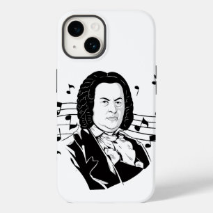 ヨハン・セバスチャン・バッハポートレートとバストとノート Case-Mate iPhone 14ケース