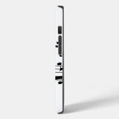 ヨハン・セバスチャン・バッハポートレートとバストとノート Case-Mate iPhoneケース (裏面 / 左)