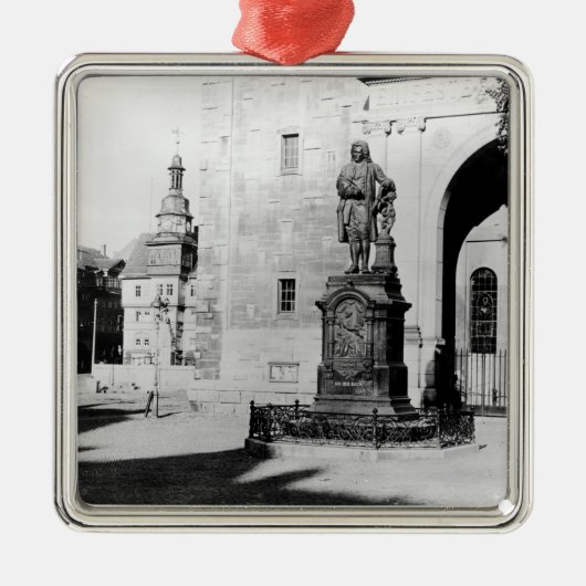 ヨハン・セバスチャン・バッハ像 メタルオーナメント (正面)