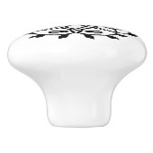 ヨハン・セバスチャン・バッハ印鑑クレストモノグラム記章 セラミックノブ (側面)