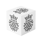 ヨハン・セバスチャン・バッハ印鑑クレストモノグラム記章 フォトキューブ (裏面アングル)