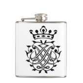 ヨハン・セバスチャン・バッハ印鑑クレストモノグラム記章 フラスク (正面)