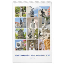 ヨハン・セバスチャン・バッハ記念碑， 2026 カレンダー