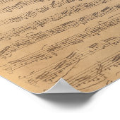 ヨハン・セバスチャン・バッハ – シャコンヌ ポスター (角)