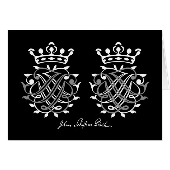 ヨハン・セバスチャン・バッハ・シーゲル (正面横)