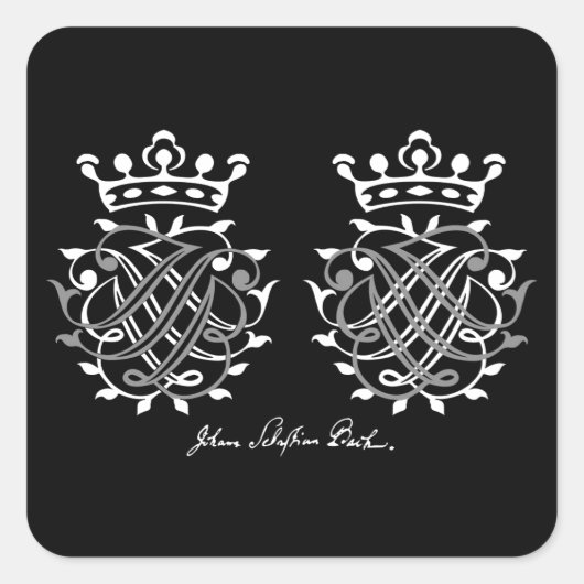 ヨハン・セバスチャン・バッハ・シーゲル スクエアシール (正面)