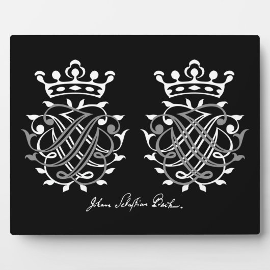 ヨハン・セバスチャン・バッハ・シーゲル フォトプラーク (正面)