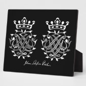 ヨハン・セバスチャン・バッハ・シーゲル フォトプラーク (側面)