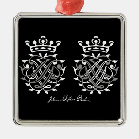 ヨハン・セバスチャン・バッハ・シーゲル メタルオーナメント (正面)