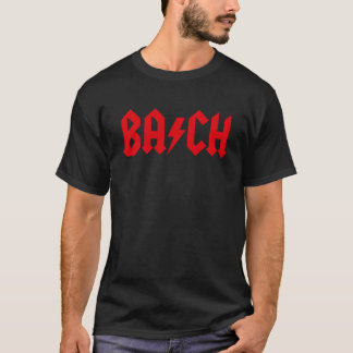 ヨハン・セバスチャン・バッハ ハードロック 音楽 ビンテージ Tシャツ