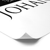 ヨハン・セバスチャン・バッハ ポスター (角)