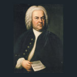 ヨハン・セバスチャン・バッハ – 作曲家 ポスター<br><div class="desc">ブランデンブルク協奏曲で知られるドイツの作曲家でミュージシャンのヨハン・セバスチャン・バ最高のッハのポートレート。</div>