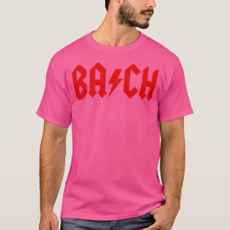 ヨハン・セバスチャン・バッハ – 懸命・ロック・ミュージック Tシャツ