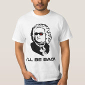 ヨハン・セバスチャン・バッハ Tシャツ (正面)