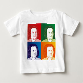 ヨハン・セバスチャン・バッハimマンガートスティル ベビーTシャツ