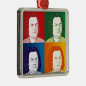 ヨハン・セバスチャン・バッハimマンガートスティル メタルオーナメント (右)