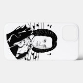 ヨハン・セバスティアン・バッハの肖像と胸像と楽譜 Case-Mate iPhoneケース (裏面 (横))