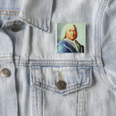 ヨハン・ゼバスティアン・バッハのポートレート 缶バッジ (インサイチュ)