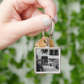 ヨハン・ゼバスティアン・バッハの家への入口 キーホルダー (手)