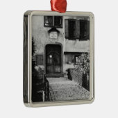 ヨハン・ゼバスティアン・バッハの家への入口 メタルオーナメント (右)