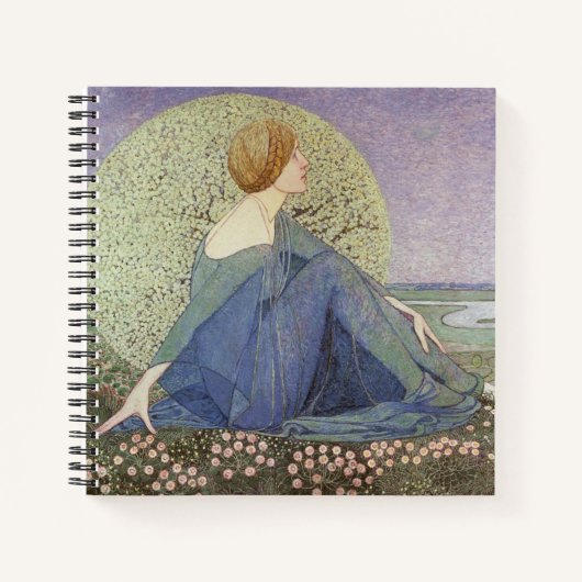 ヨハン・ハインリッヒ・ヴォゲラービューティフル・ウーマン ノートブック (正面)