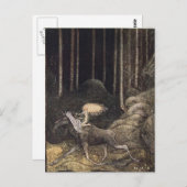 ヨハン・バウアー - エルクコットン ポストカード (正面/裏面)