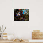 ヨハン・バプテストのドレシュラー：大きなフローラの静物生活 ポスター (キッチン)