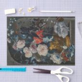 ヨハン・バプテスト・ドレシュラーによるスティルライフ 薄葉紙 (クラフト)